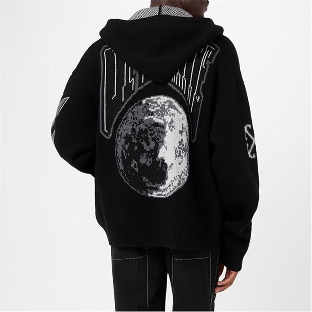 OFF WHITE Varsity Knit Hoodie
