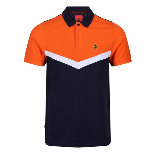 Luke 1977 Cala Mayor Chevron Detail Polo Shirt