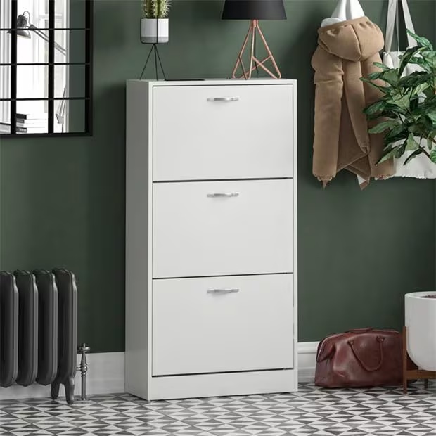 Lassic Vida Designs 3 Drawer Shoe Cabinet