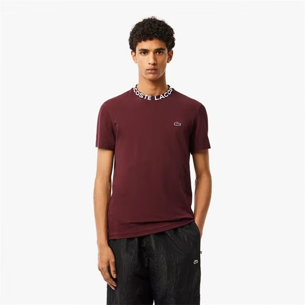 Lacoste Lightweight PiquÂ¿ Jacquard Neck T-Shirt