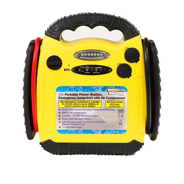 Streetwize 15Ah 12V Portable Power Station & Emergency Jumpst
