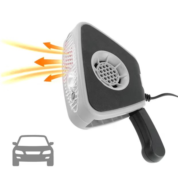 Streetwize 12v Auto Heater/Defroster with Light