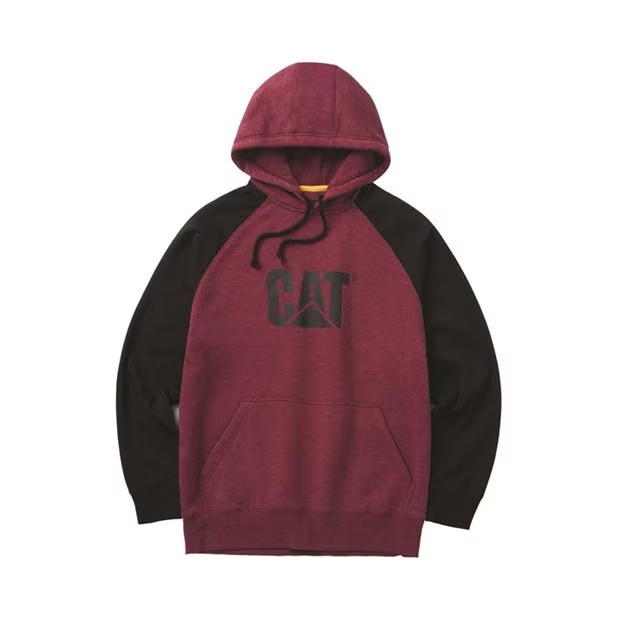 Caterpillar Raglan Hooded Sweatshirt