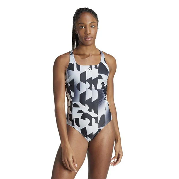 adidas 3-Stripes Graphic Swimsuit