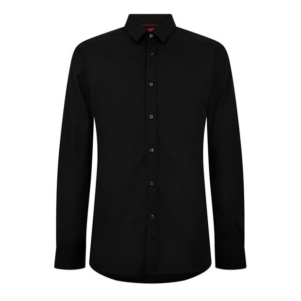 Hugo Men's Elisha Long Sleeve Plain Shirt
