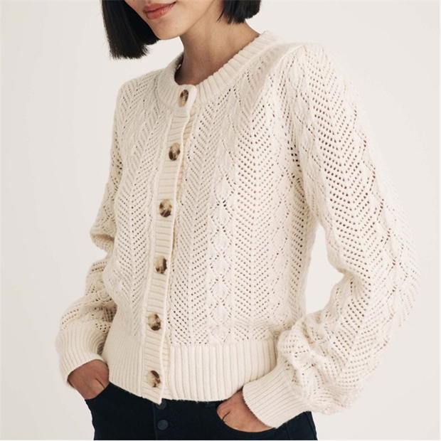 Nobodys Child Pointelle Knitted Cardigan