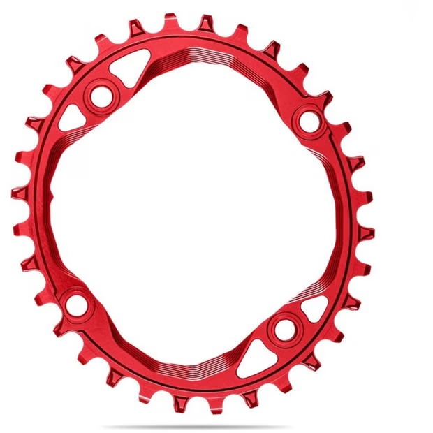 absoluteBlack OVAL 104BCD narrow/wide chainrings, RED