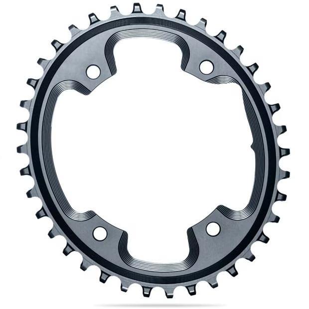 absoluteBlack OVAL CX 1X 110BCD 5 holes (bolts included), GREY,