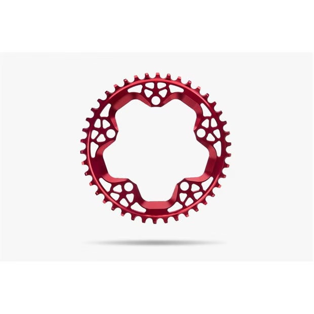 absoluteBlack Round CX 130 BCD 5 holes, RED