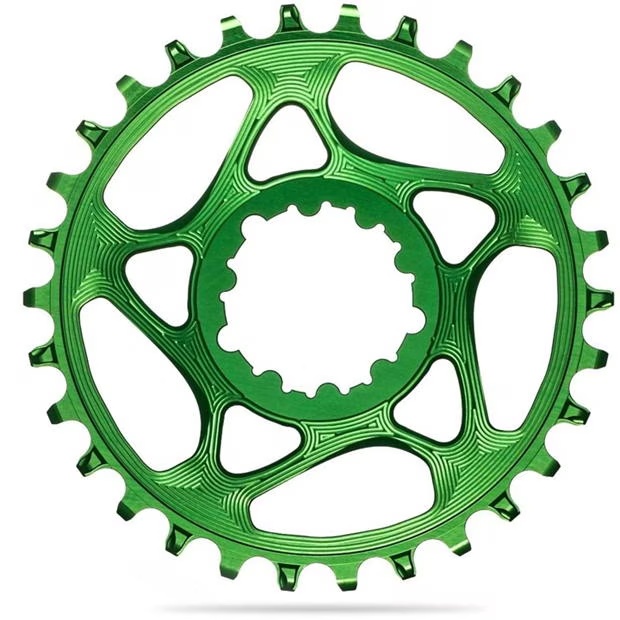 absoluteBlack Round Sram Direct Mount Boost chainring N/W, GREEN