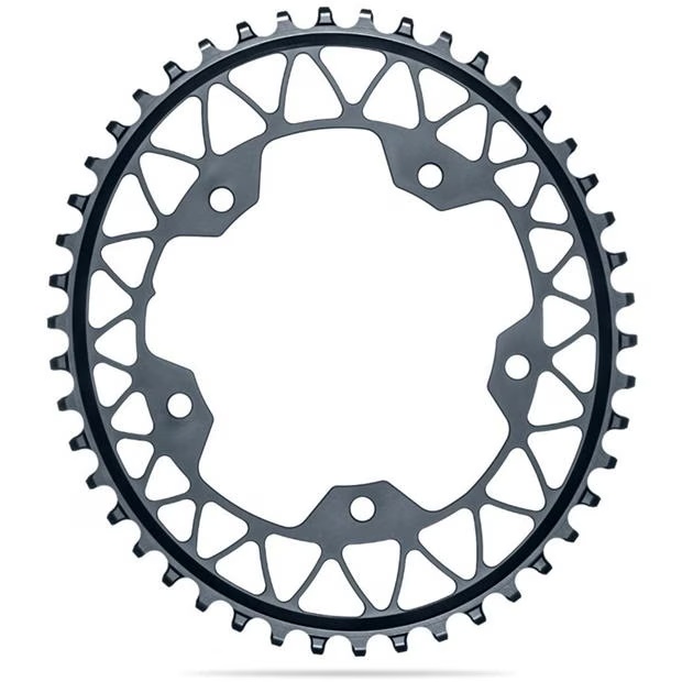 absoluteBlack OVAL GRAVEL 1X 110BCD 5 holes N/W (bolts included)