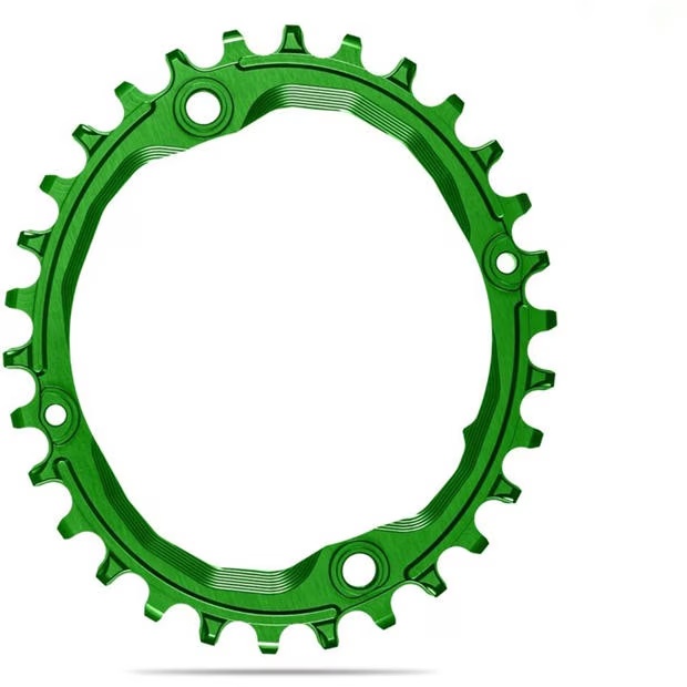 absoluteBlack OVAL 64BCD narrow/wide chainrings, GREEN, 28T, OVA