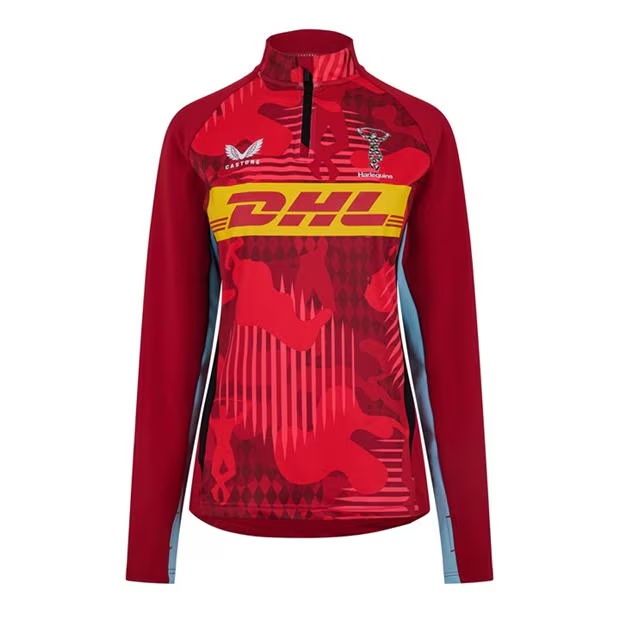 Castore Harlequins quarter Zip Midlayer 2024 2025 Womens