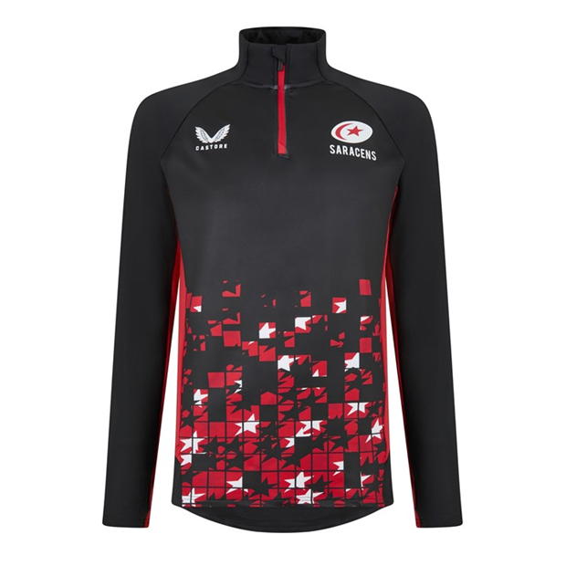 Castore Saracens Matchday quarter Zip 2024 2025 Adults