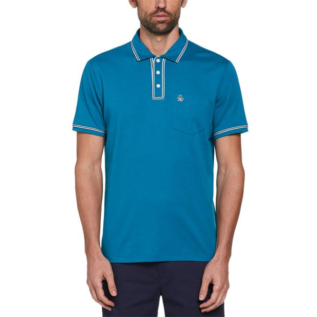 Original Penguin Earl 3D Polo Shirt Mens