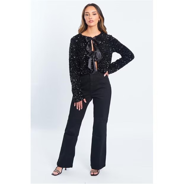 Be You Sequin Bow Jacket