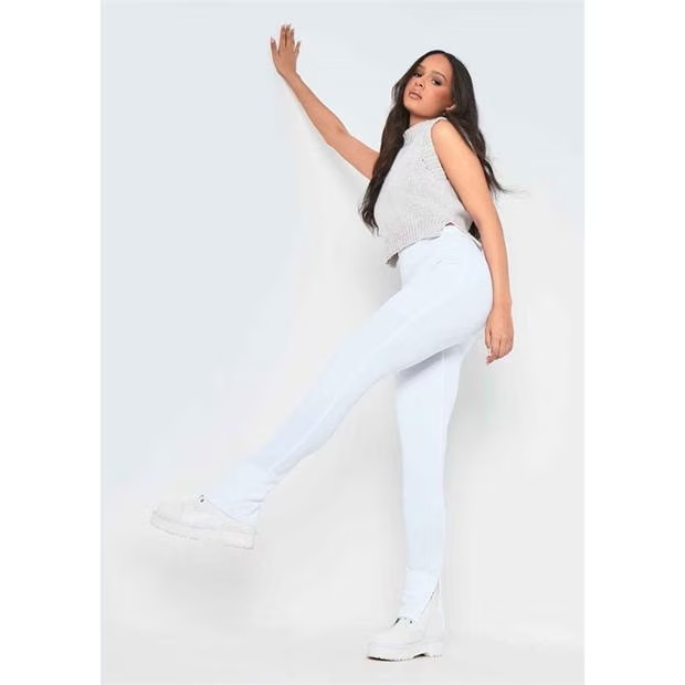 Missy Empire Inside Split Trousers