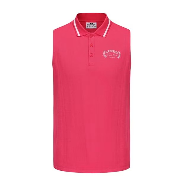 Sleeveless Pln Polo Womens