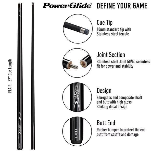 Powerglide Snooker Pool Cue