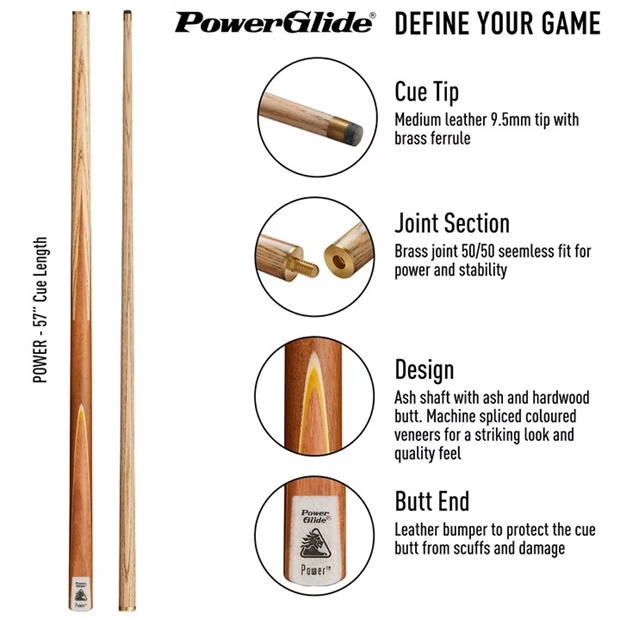 Powerglide Snooker Cue and case set