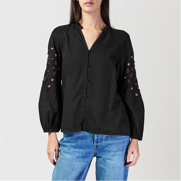 Great Plains Great Embroi Blouse Ld34