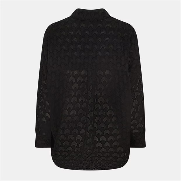French Connection Geo Burn-Out Popover Shirt