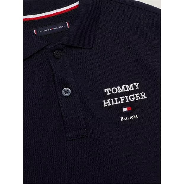 Tommy Hilfiger Logo Polo Short Sleeve Shirt Junior