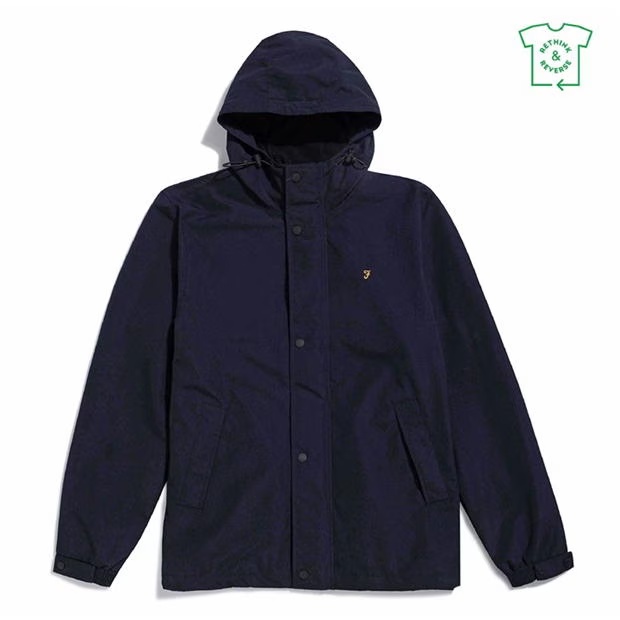 Farah Fleece Lined Hooded Coat