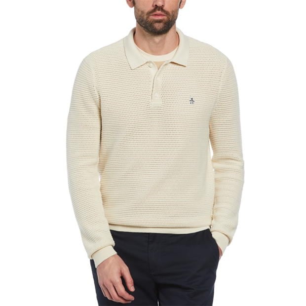 Original Penguin Long Sleeve Polo Mens