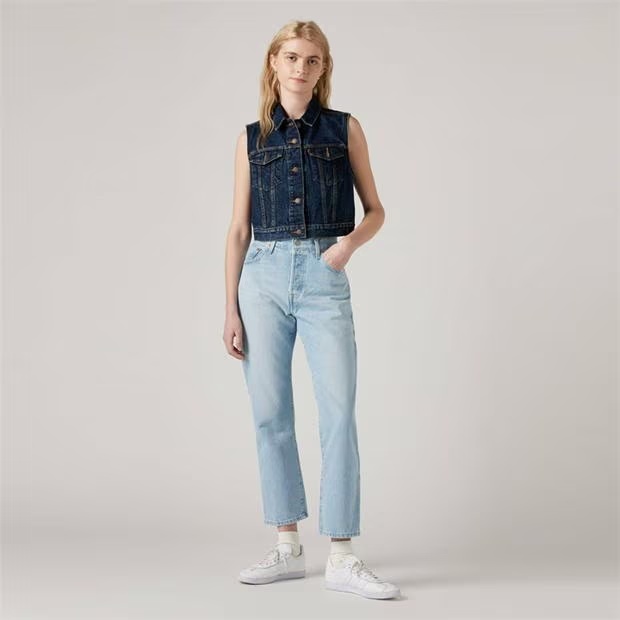 Levis 501 Cropped Jeans