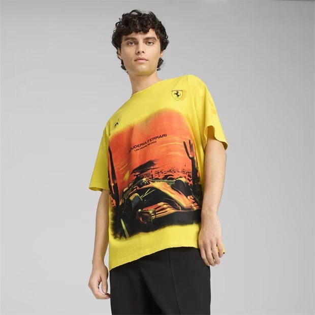 Puma Ferrari Race Desert Sun Las Vegas Gr T-Shirt Mens