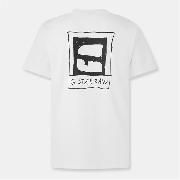 G Star Handwriting Back Print Loose T-Shirt