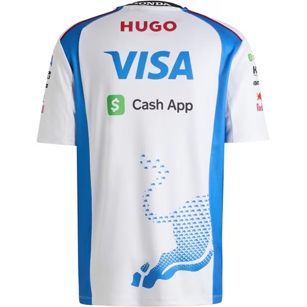 Hugo Visa Cash App Red Bull F1 2025 T-Shirt Mens