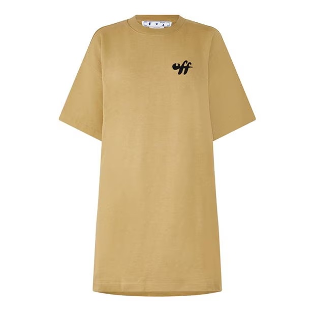 OFF WHITE Zebra Arrows T-Shirt Dress