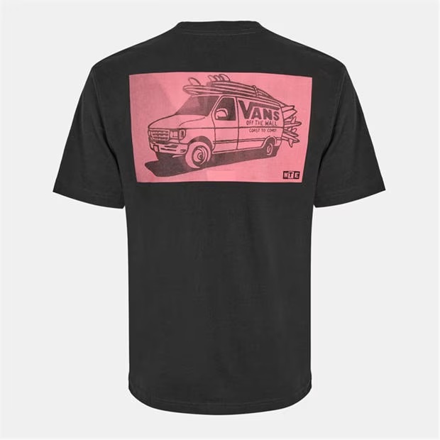 Vans Mte Beachfront Ss Tee Black T-Shirt Unisex Adults
