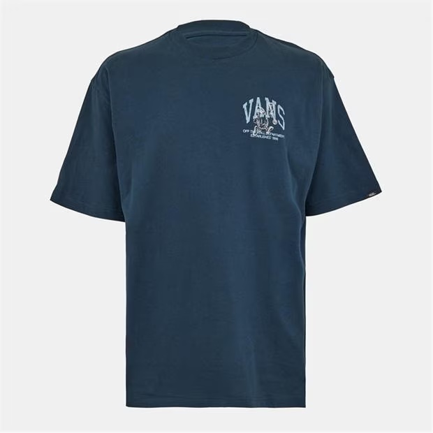 Vans Pickle Champ Ss Navy T-Shirt Unisex Adults