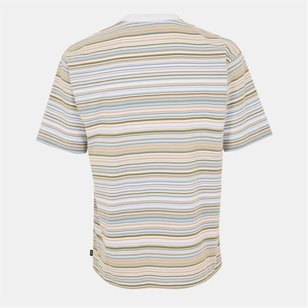 Vans Braden Stripe Knit White T-Shirt Unisex Adults