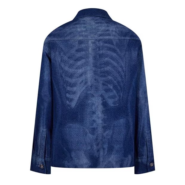 OFF WHITE Motif Denim Shirt
