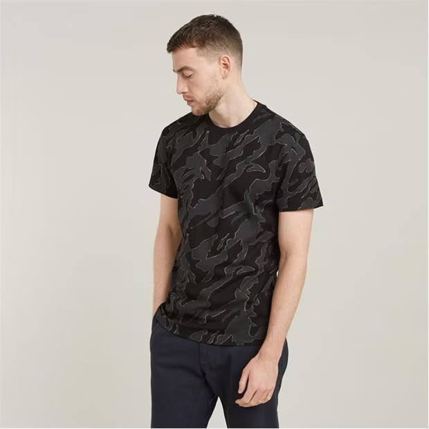 G Star Camo Crewneck T-Shirt