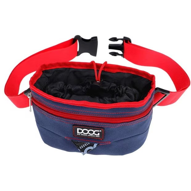 DOOG Treat Pouch - Navy/ Red