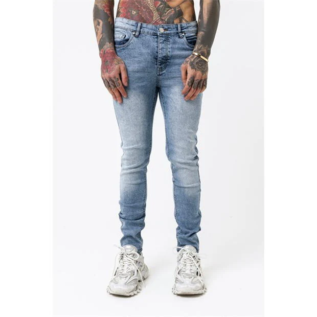 Good For Nothing Skinny Jean Faded Blue