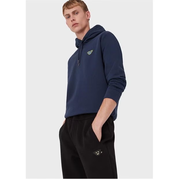 Emporio Armani Log Patch Hoodie