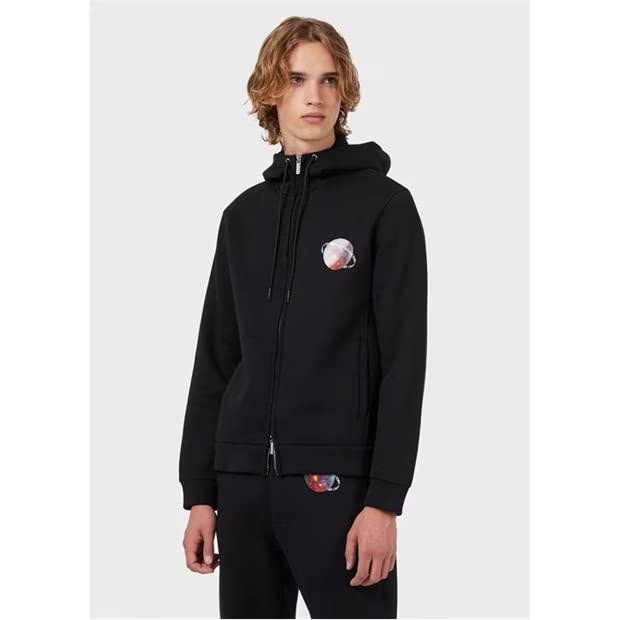 Emporio Armani Graphic Zip Hoodie