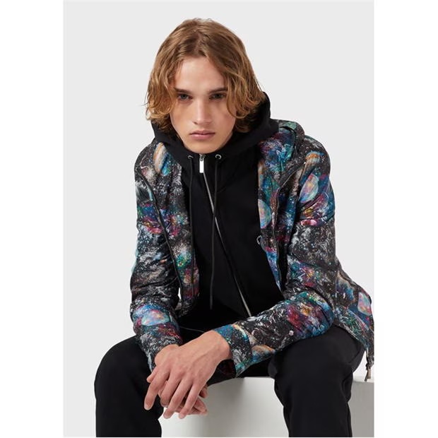 Emporio Armani Graphic Zip Hoodie