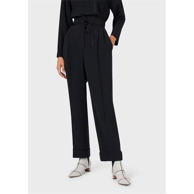 Emporio Armani Hi Waisted Trousers
