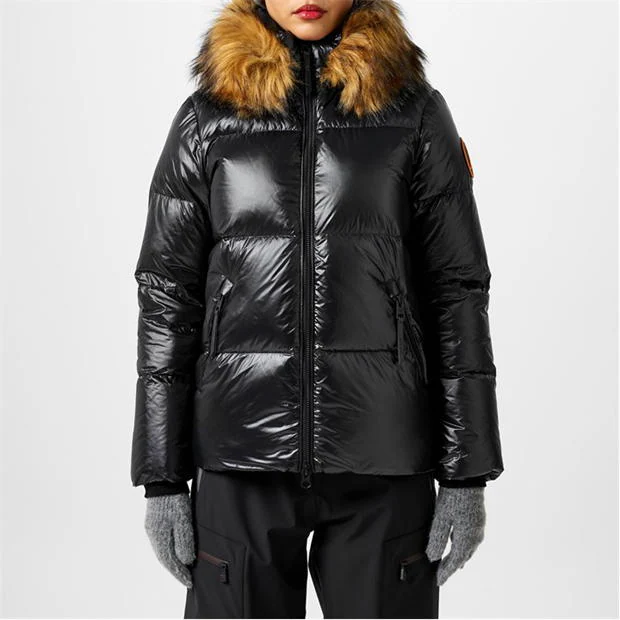 ARCTIC ARMY Faux Fur Puffer Jacket