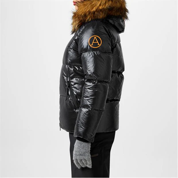 ARCTIC ARMY Faux Fur Puffer Jacket