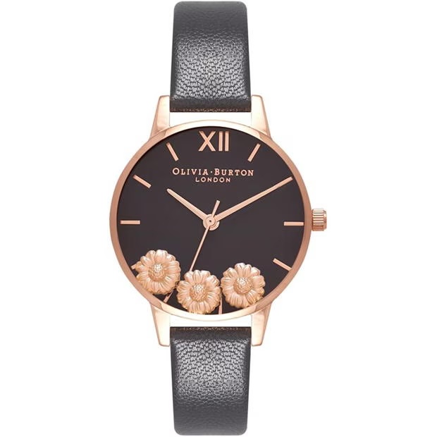 Olivia Burton Daisy Stainless Steel Fashion Analogue Watch