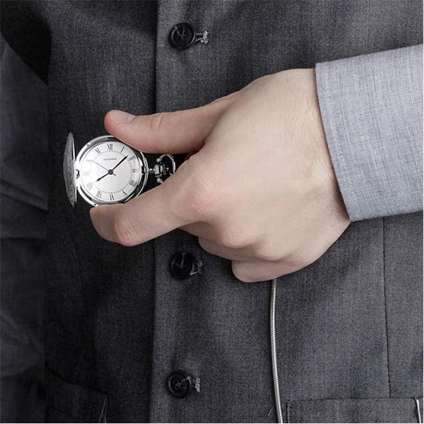Sekonda Pocket Stainless Steel Classic Analogue Quartz Watch
