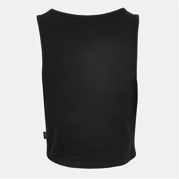 Vans Venom Fitted Crop Tank Black Vest Womens